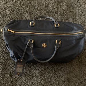 Tory Burch Navy Weekender Bag